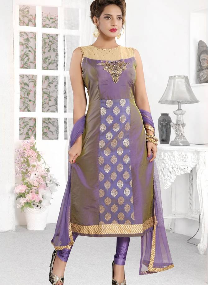 N F CHURIDAR 01 Latest Fancy Designer Heavy Festive Wear Soft Net Embroidery Work Feavy Salwar Suit Collection